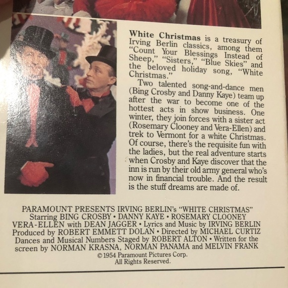 White Christmas [VHS] Vintage - Picture 5 of 10